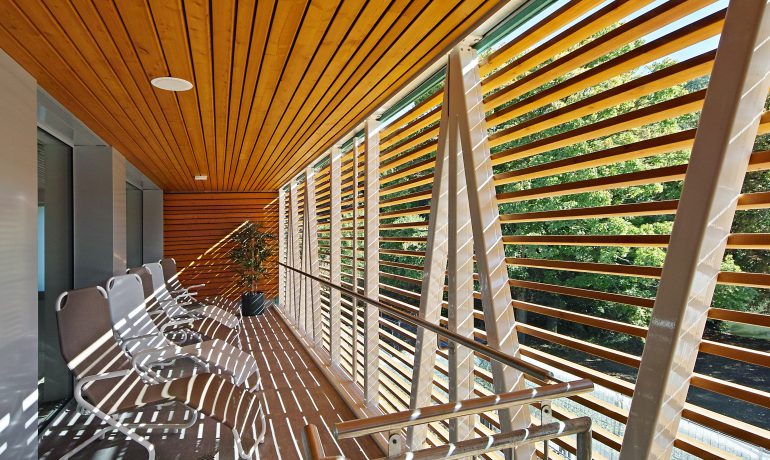Kippliege PERFEKTA Sauna Balkon - Oberlahnbad Weilburg (Foto:H.Goebel)
